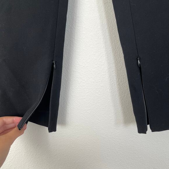 ST. JOHN Black Ankle Zip Trouser Pants (Size 4) - Picture 5 of 9